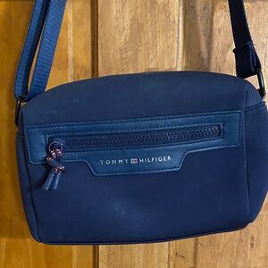 Tommy Hilfiger Dark Blue Crossbody neoprene Bag